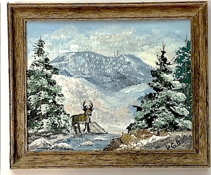 Painting by P. Berg